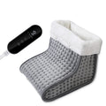 Heat Hollow™ Plush Electric Foot Warmer With 9 Heat Levels and Remote