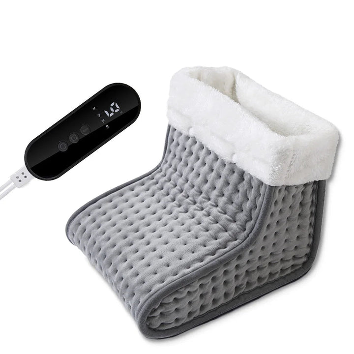 Soft Plush Electric Foot Warmer with Adjustable Temperature