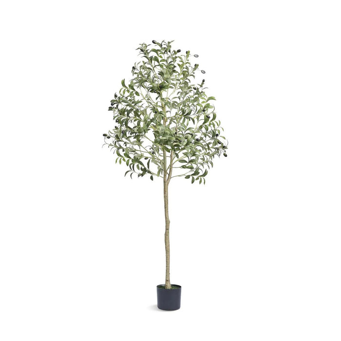 Heat Hollow Artificial Olive Tree in Pot, 155 cm with Bendable Branches