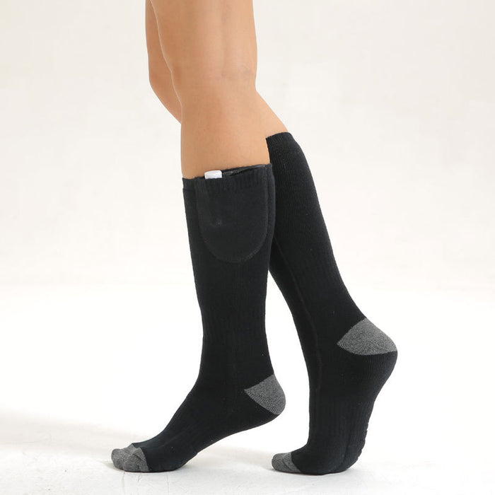 Heat Hollow Heated Socks in Thick Washable Cotton