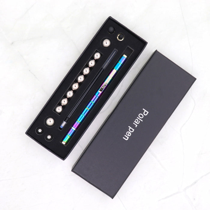Heat Hollow Magnetic fidget pen you can build into shapes
