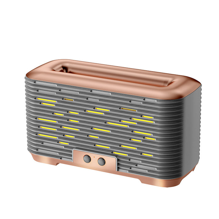 350ml Flame Aroma Diffuser With Double Colour Atmosphere Light