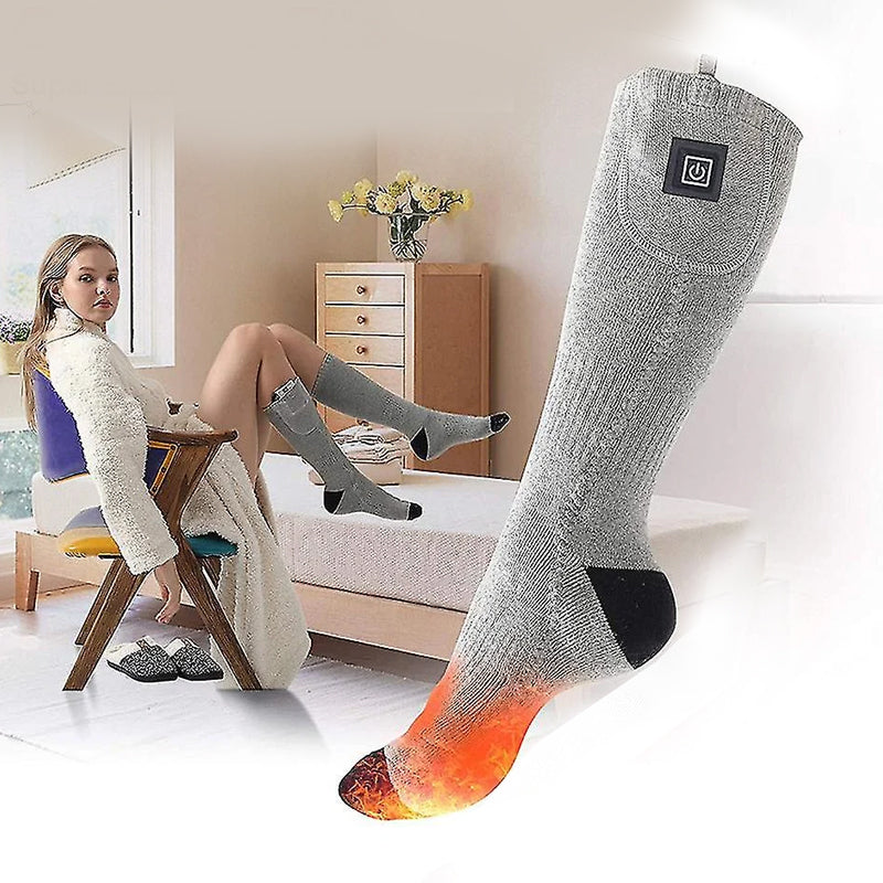 Rechargeable Heated Socks with Up to 8 Hours of Adjustable Warmth