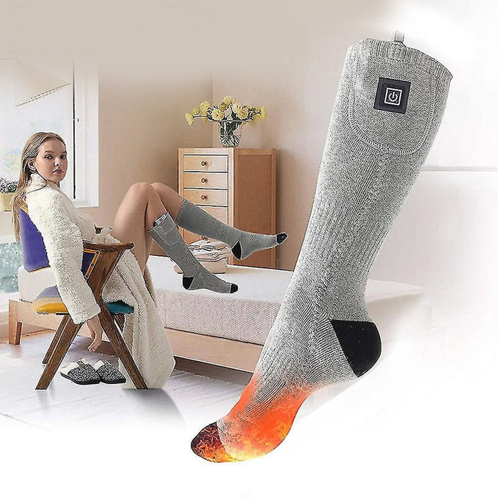 Rechargeable Heated Socks with Up to 8 Hours of Adjustable Warmth