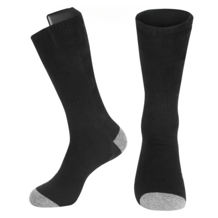 Heat Hollow™ USB Rechargeable Heated Socks with Toe and Sole Warmth