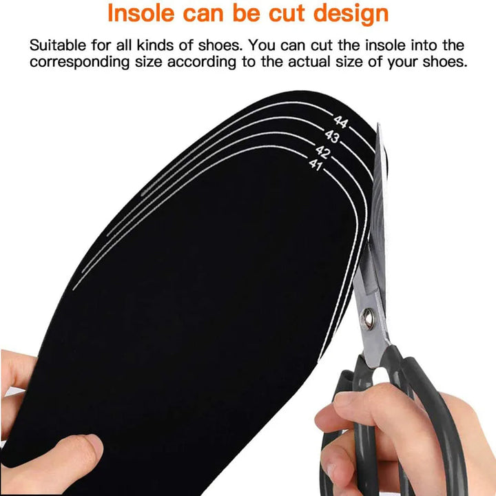 USB Heated Shoe Insoles With Slim Carbon Fibre Heating – Heat Hollow