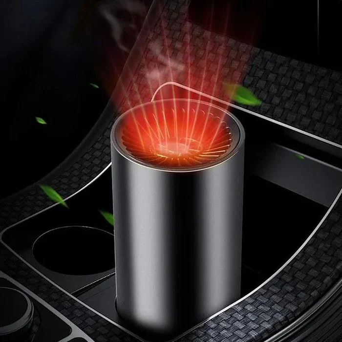 Fast Heating Cup-Shaped Car Warm Air Blower - Adjustable Fast Heating &amp; Cooling, 360 Degree Rotatable Plug, Suitable for Car, SUV, RV, and Truck