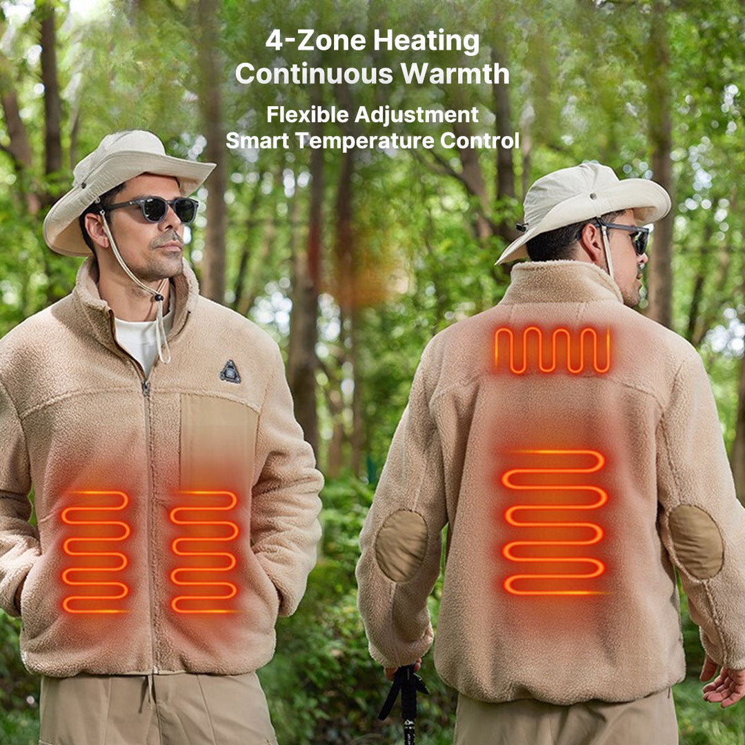 Heat Hollow™ Heated Fleece Jacket with 4-Zone Warmth