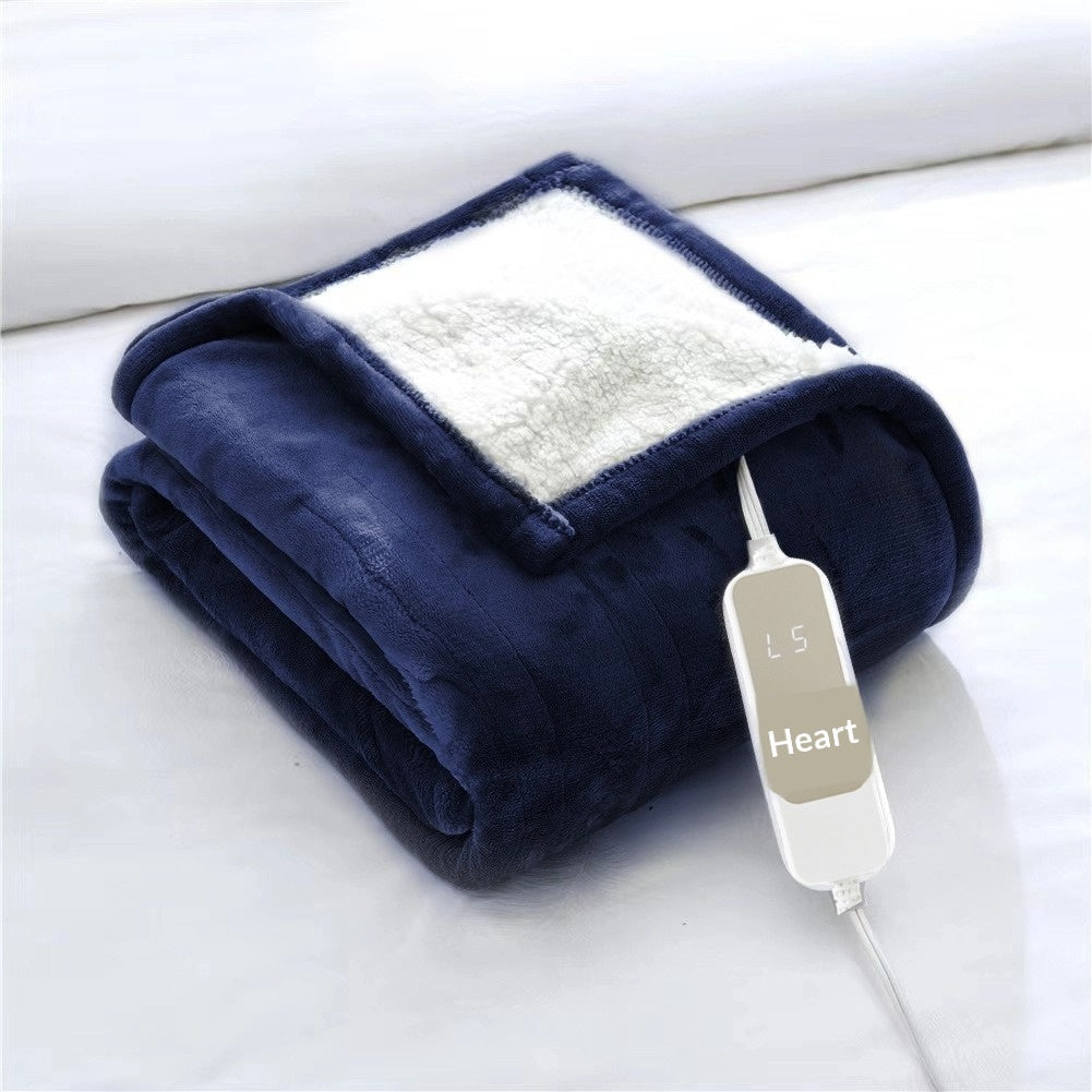 Electric heated mattress pad in soft velvet, from small to double