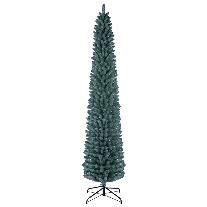 Tall frosted silver-green pencil tree