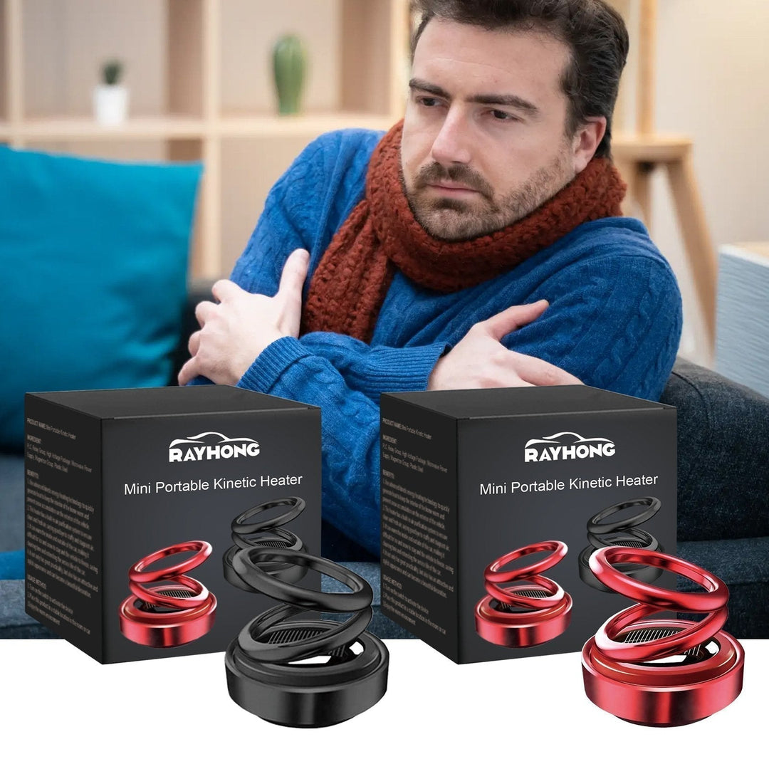 Portable Car Heater | Solar Rechargeable De-Icer | Fast Defrost Device for Cars &amp; Homes