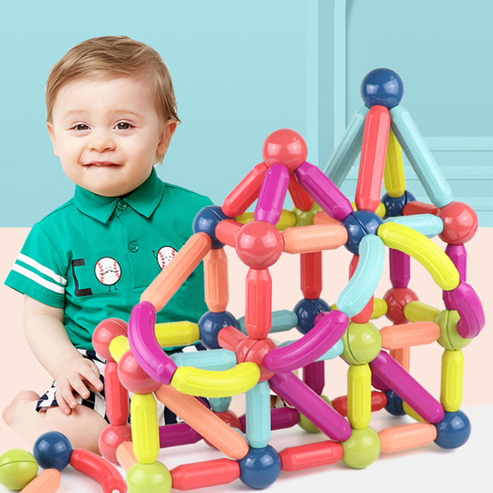 Heat Hollow Magnetic stick and ball building set