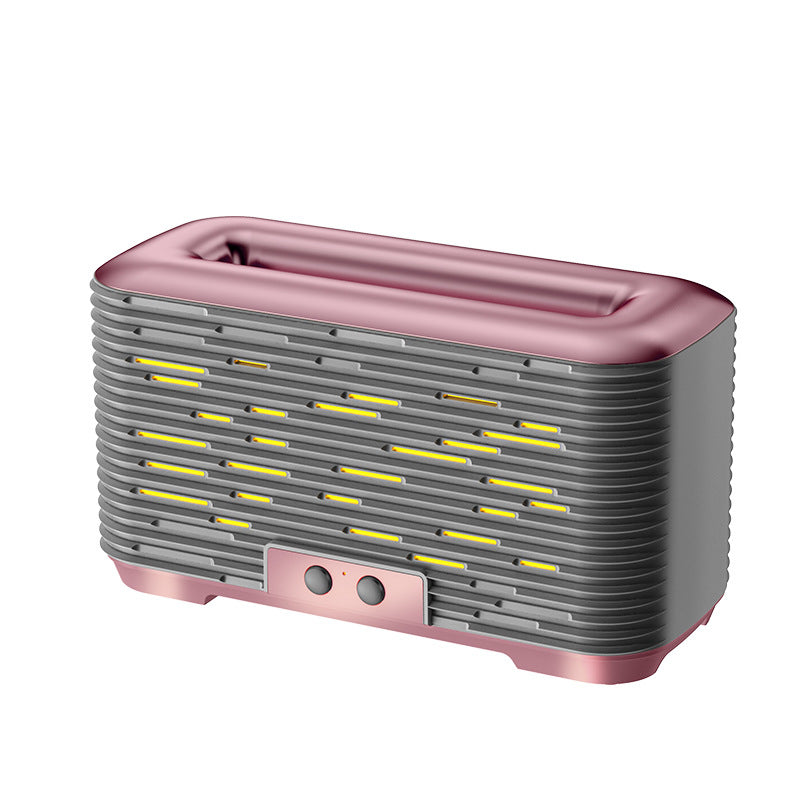 350ml Flame Aroma Diffuser With Double Colour Atmosphere Light