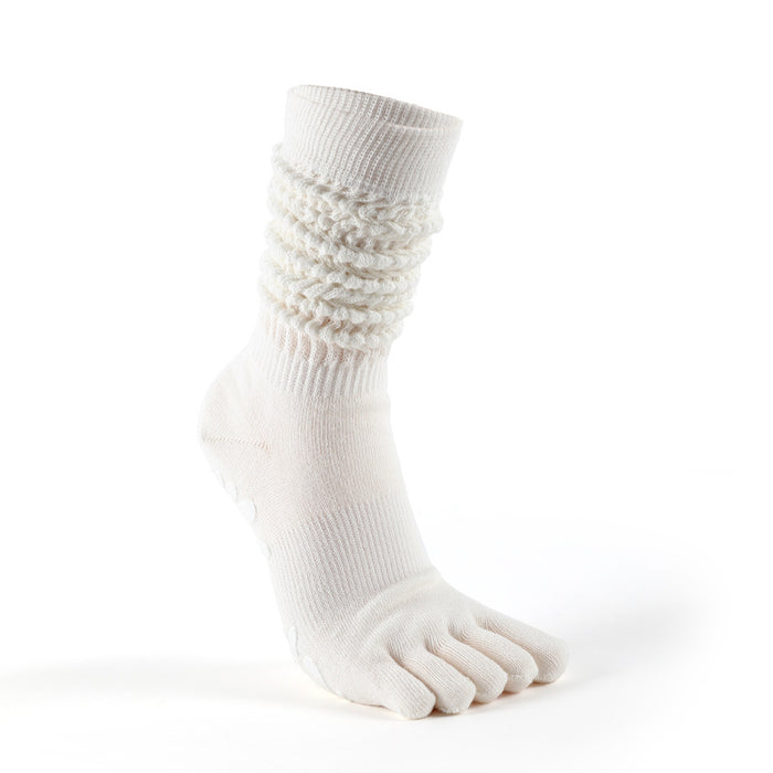 Heat Hollow Slouch Toe Socks with Non-Slip Grip for Pilates and Yoga