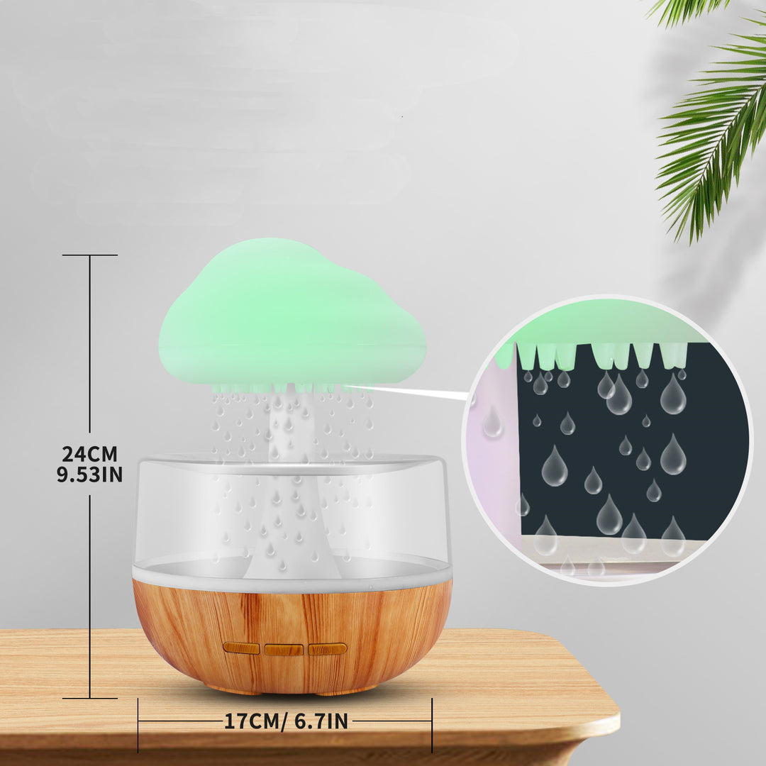 Raining Cloud Humidifier With Night Light And Aroma Diffuser