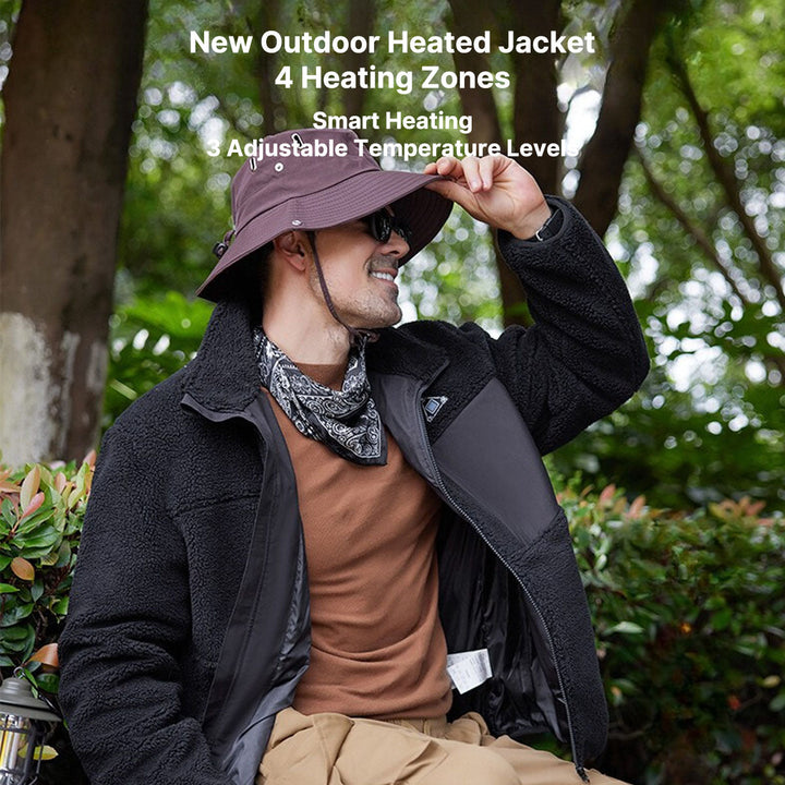 Heat Hollow™ Heated Fleece Jacket with 4-Zone Warmth