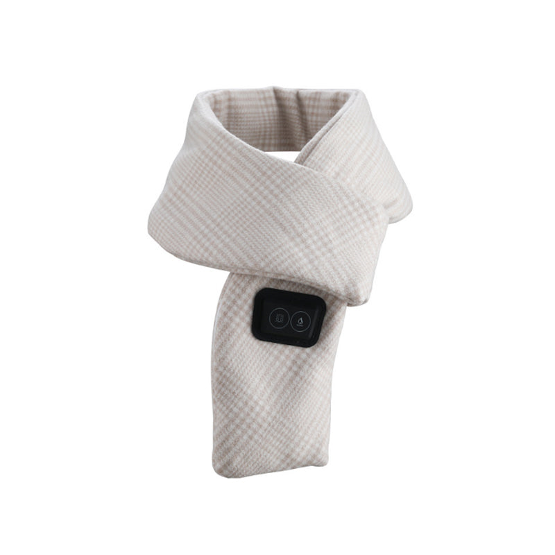Heated adjustable scarf