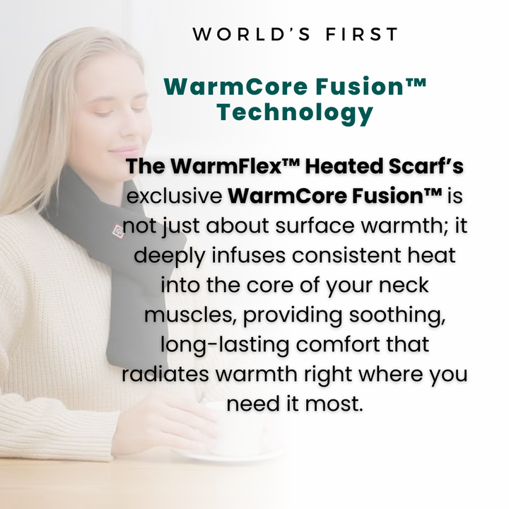 Lightweight USB Heated Neck Wrap for Tense, Chilly Muscles