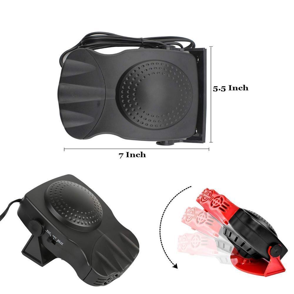 Heat Hollow™ All-Season Car Heater and Cooler for Fast Fog Clearing