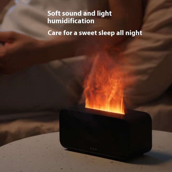Timing Flame Aroma Diffuser With Jellyfish Smoke Ring, USB, 120ml