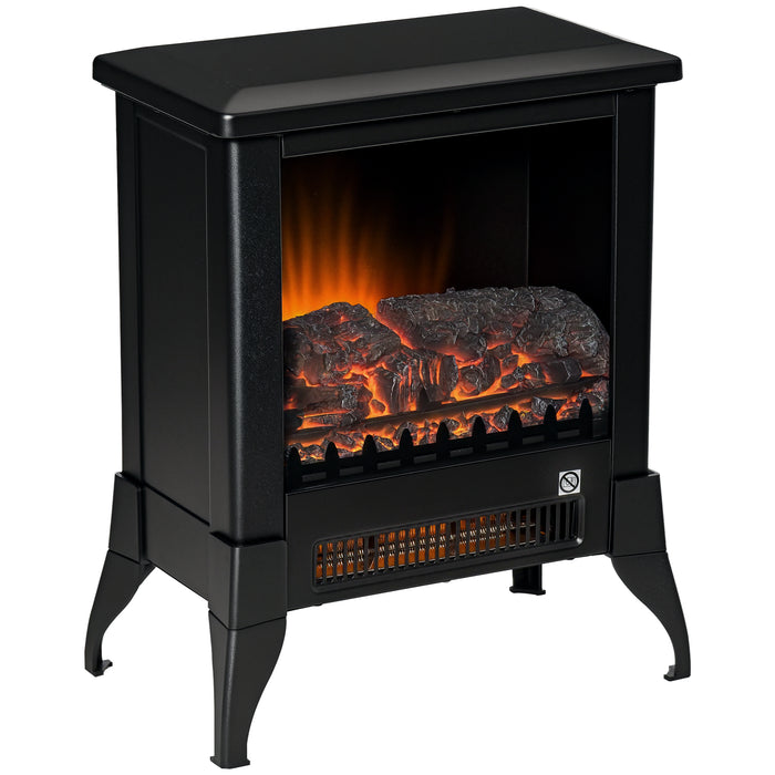 Heat Hollow Electric Stove Heater 2000W with Open Flame Effect