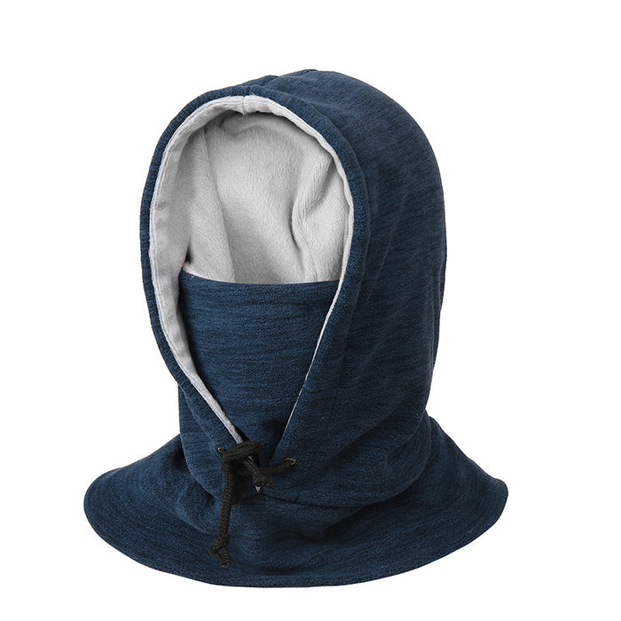 Heat Hollow 2-in-1 Fleece Balaclava Hood and Neck Warmer