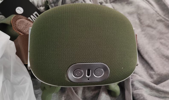 Cordless neck and shoulder kneading massager