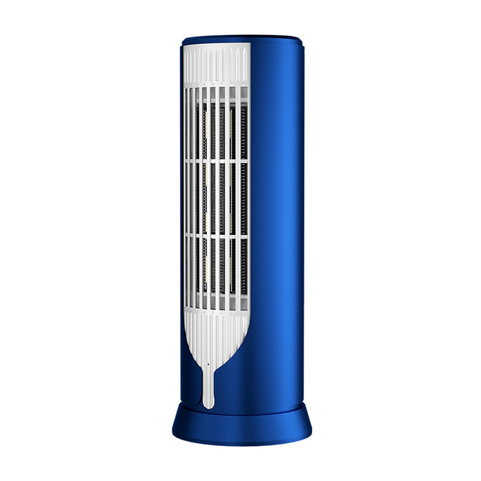 Heat Hollow Compact Ceramic Tower Fan Heater with Tip-Over Cut-Off