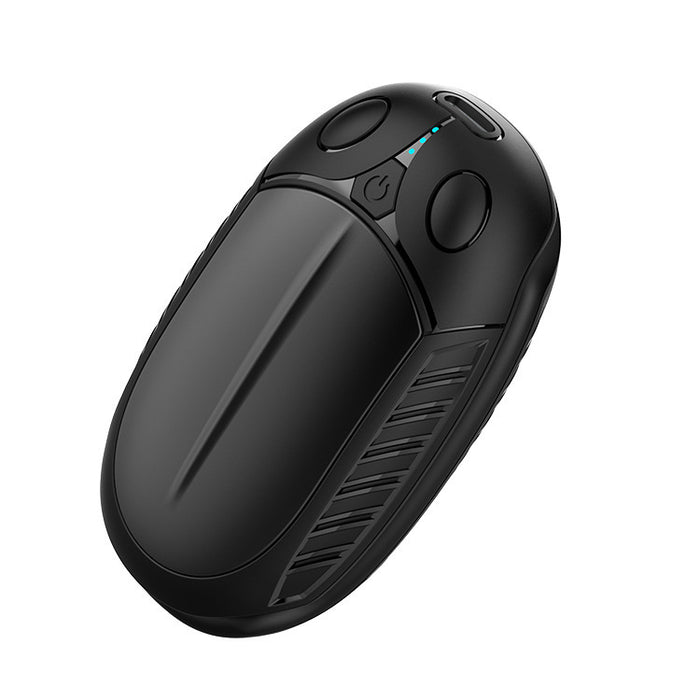 Heat Hollow Rechargeable Double-Sided Hand Warmer and Power Bank