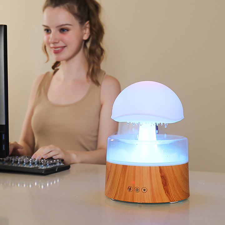 New Rain Cloud Humidifier And Aroma Diffuser With Rain Sound