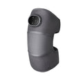 Grey heated knee wrap with LCD control
