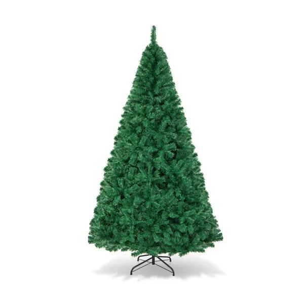Full green 8ft artificial Christmas tree