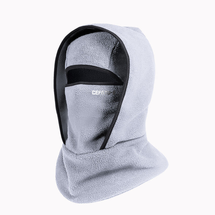 Polar fleece balaclava with eye opening