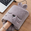 Heat Hollow™ Heated Mouse Pad with Hand Warmer Pocket