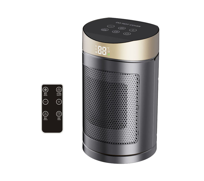 Heat Hollow Oscillating Ceramic Tower Heater with Touch Screen