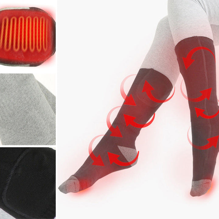 Rechargeable Heated Socks with Up to 8 Hours of Adjustable Warmth