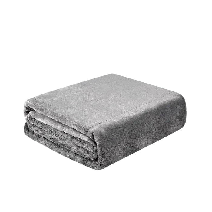 Heat Hollow™ Double-Sided Flannel USB Heated Blanket, Machine Washable