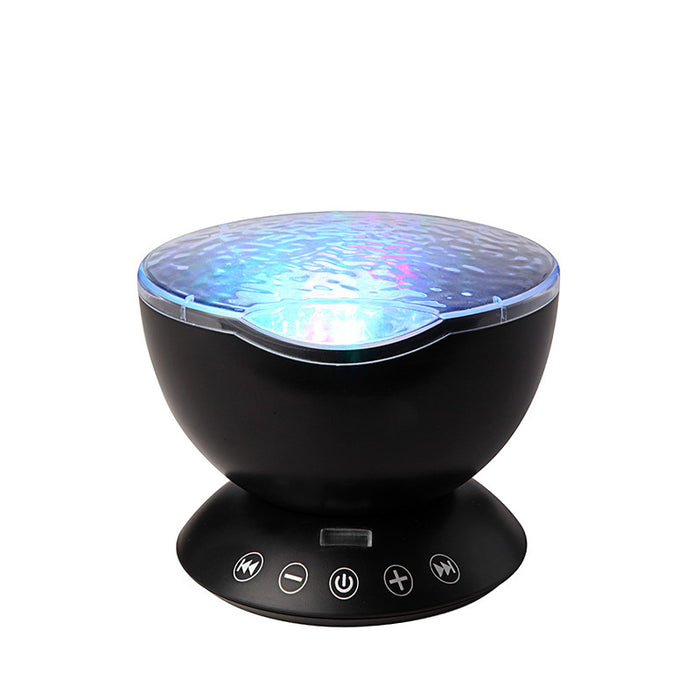 Heat Hollow Ocean wave projector night light with speaker