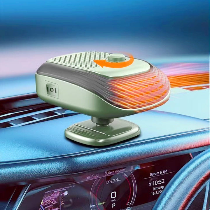 Heat Hollow™ Compact Car Heater with Adjustable Heat and 360° Swivel