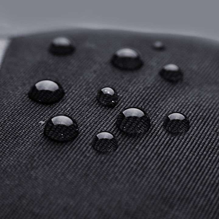 Black heated waterproof gloves with battery