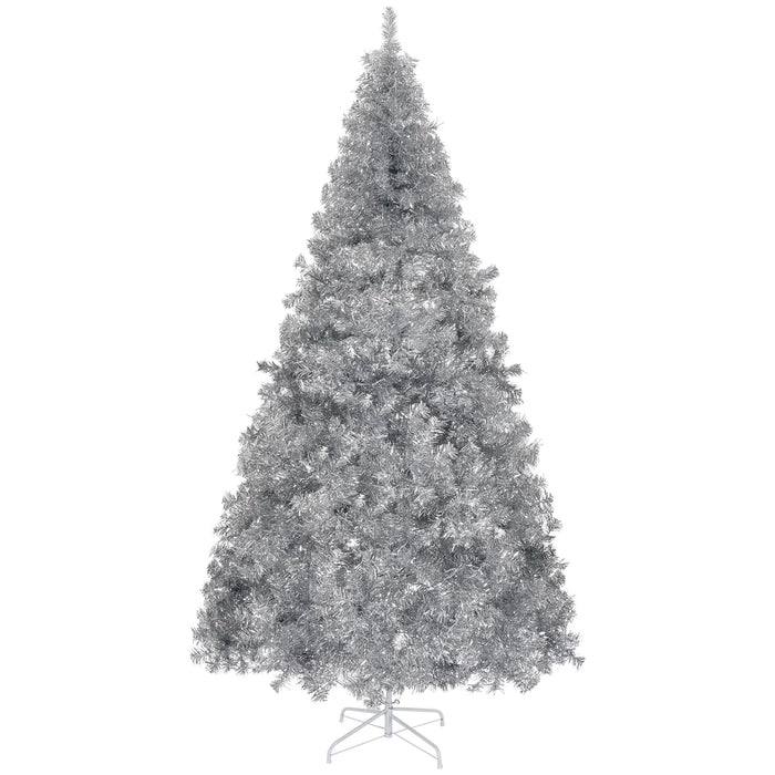 Heat Hollow Silver Artificial Christmas Tree 6 ft with 800 Tips