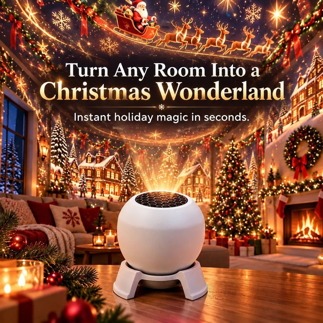 Christmas Projector Light – Magical Festive Patterns on Walls &amp; Ceiling