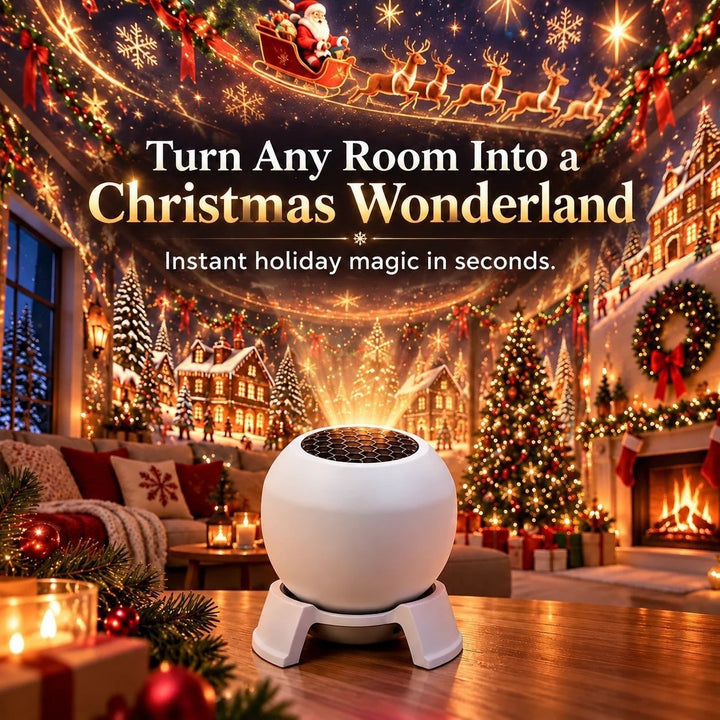 Christmas Projector Light – Magical Festive Patterns on Walls &amp; Ceiling