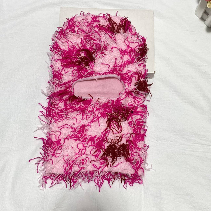 Knitted Camouflage Balaclava For Men And Women, Handmade