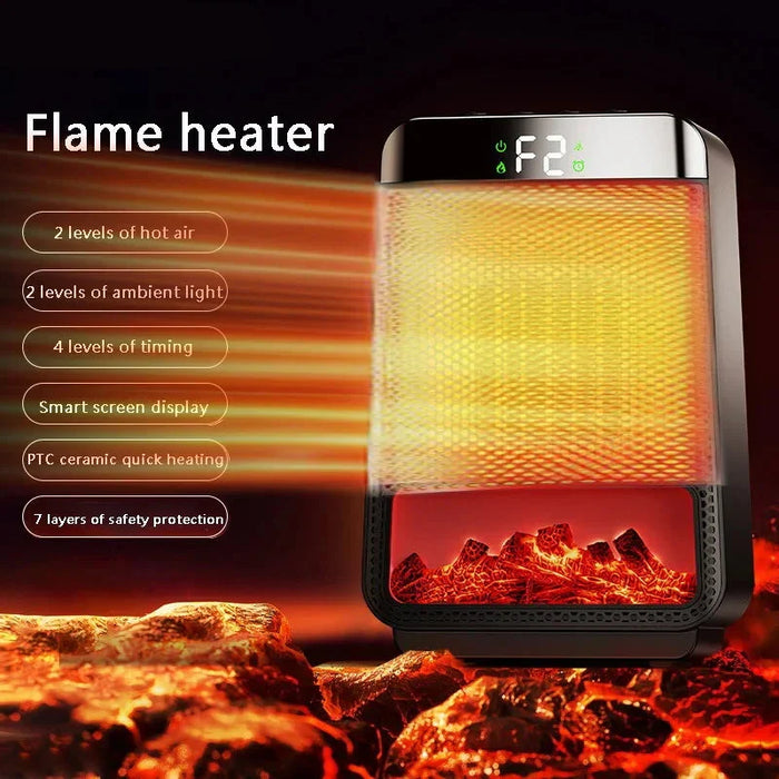 Heat Hollow™ 1500W Portable PTC Fan Heater for Fast Warmth in Any Room