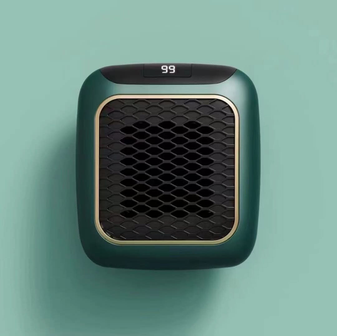 Electric Wall Heater with Remote Control, Mini Fan Heater