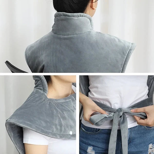 Neck &amp; Back Heating Pad with 10 Heat Settings – Heat Hollow