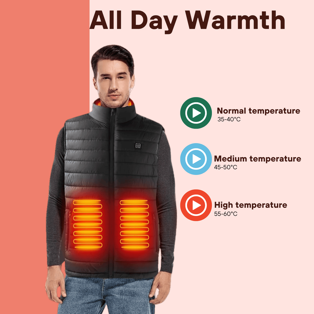Heat Hollow™ Lightweight Heated Gilet with 3 Heat Modes