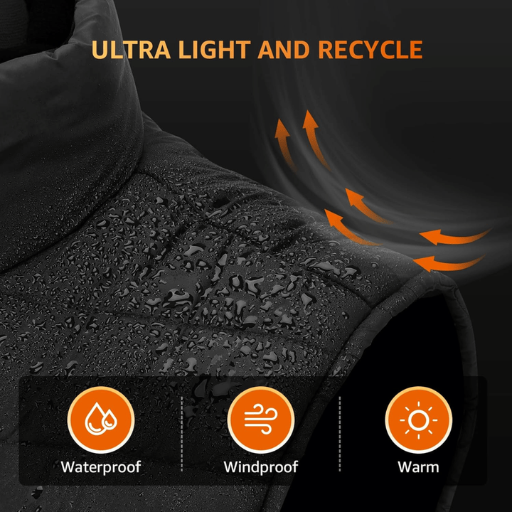 Heat Hollow™ Lightweight Heated Gilet with 3 Heat Modes