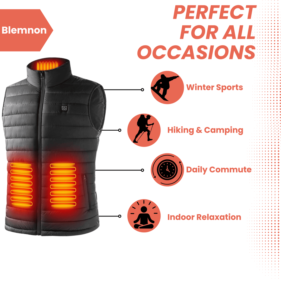 Heat Hollow™ Lightweight Heated Gilet with 3 Heat Modes